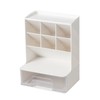 Desktop Storage Box Multi Compartments Pencil Sundry Holder with Drawer