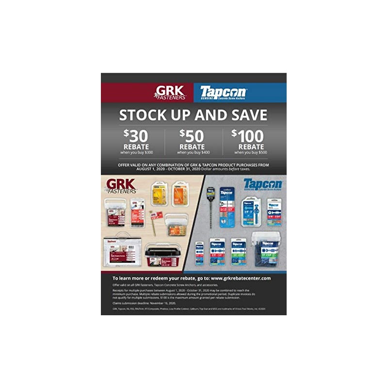 ITW 79012 Tapcon Pro Install Tool Kit, 1-per Pack