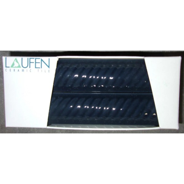 Unbranded Acabamento de azulejo Laufen safira azul corda 1 1/4"