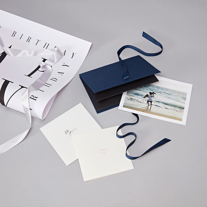 Semikolon Leporello Classico Photoalbum, navy