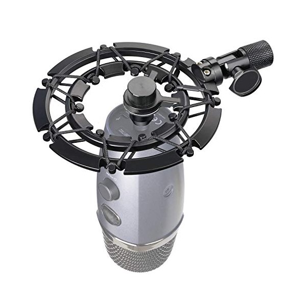Blue Yeti Nano Shock Mount, Lightweight Alloy Shockmount Reduces Vibration