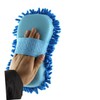 ULTECHNOVO 4pcs Microfiber Car Wash Mitts Soft Brush Cleaning Tool