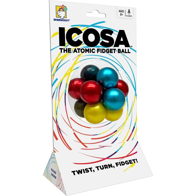 Brainteaser Puzzle for Kids & Adults, Brainwright Icosa Atomic Puzzle