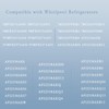 WP67006331 Water Filter Lid Fit for Whirlpool Refrigerator 67006331 1187210