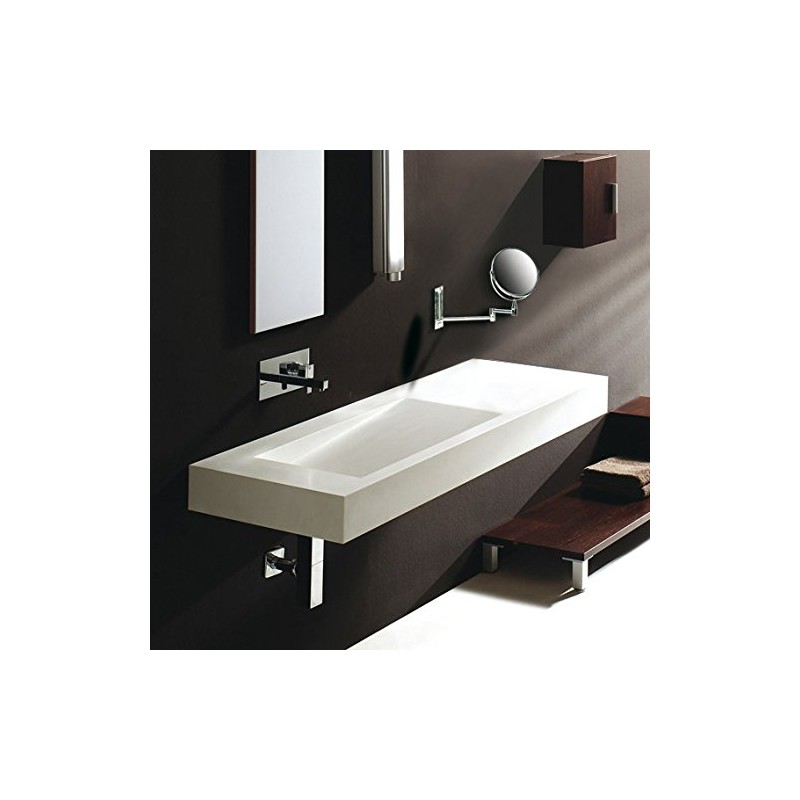 Tatay 4440200 Kosmetikspiegel Metall Verwandschaft 18,5 x 31,5 x 35,5