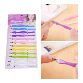 Cosmetitodo Paquete De Quita Cuticula Con 12 Piezas