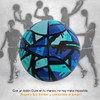 Balón De Basquetbol Flow Duxx 3 Hule Flow Azules