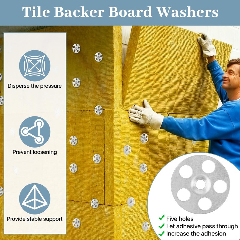 Akamino 300 Pcs Easy Fix Washers Set, 150 Pcs 36mm