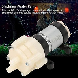 Bomba de Diafragma Eléctrica Autocebante 1.5-2L / Min Bomba Pulverizadora de Agua Dulce Mini Dc 12V Para Máquina de Té, Enfriamiento de Agua Y Tanque de PecesBomba de diafragma