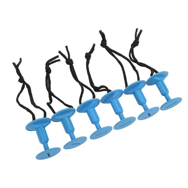 6Pcs Surf Board Leash Leg Rope Plug Nylon Plastic Surf