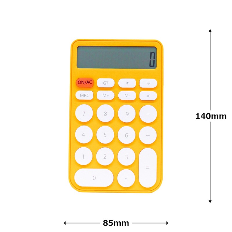 Modern Trading Calculator 12-DIGIT Vitamin Calculator Yellow 120722