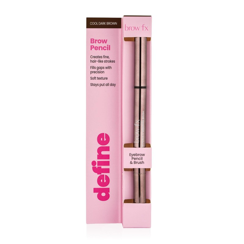 Brow FX Brow Grooming Pencil, Water-Resistant & Long-Lasting Formula, Double-Ended
