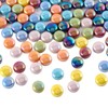 Wq Warmqing Iridescent Glass Mosaic Tiles for Crafts, 200g Round
