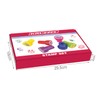 KRUZZEL 60 Piece Plastic Stamp Set for Children Self-Inking Animals