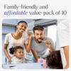 VIVAGO Bamboo Toothbrushes Medium Bristles 10 Pack - BPA Free