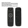 Voice Remote Control Replacement Backlight Double Sided 2.4G Wireless Remote