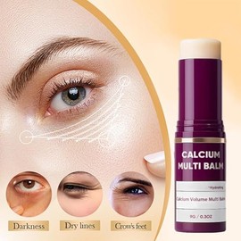 2026 Bálsamo Multi Volumen de Calcio, Barra De Cuidado De Ojos, Barra Hidratante De ColáGeno,Núcleo De Arrugas, Extracto De Colágeno Y Elastina, Manti