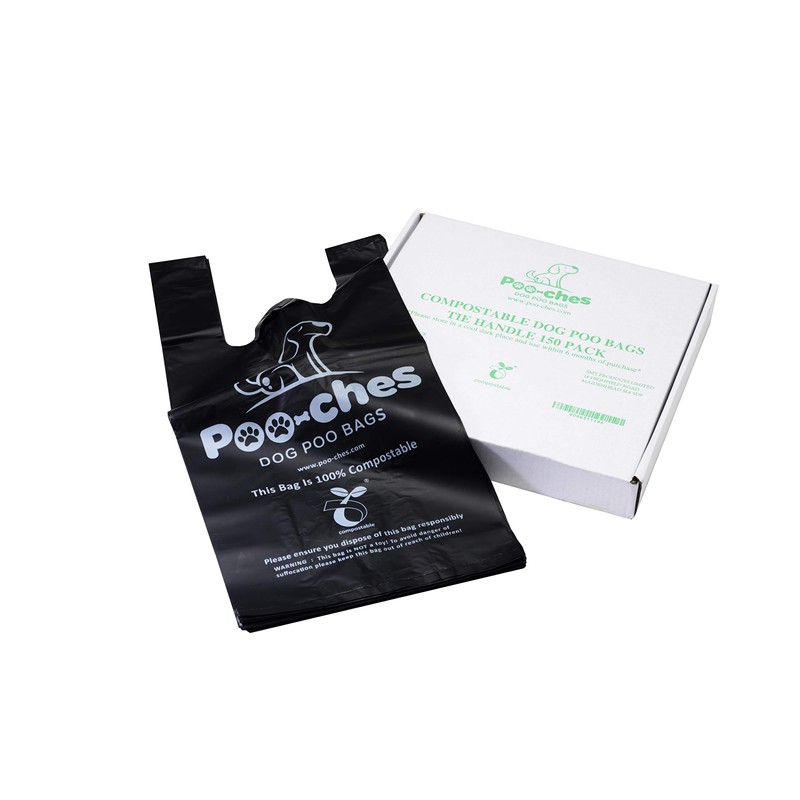 Poo-ches® Premium Compostable Dog Poo Bags 150 Pack - Extra