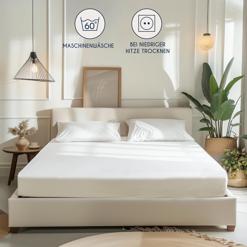 Dreamzie Elasticated Cotton Fitted Sheet