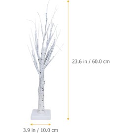 Birch Tree with Lights, Warm White Artificial Fairy Light Spirit Tree Lamp for Xmas Home Indoor Tabletop Centerpiece Decorations, Birch Tree, Easter Decoration