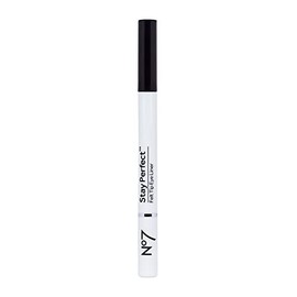 No7 Stay Precise Felt Tip Eye Liner - Black - Precision Tip Liquid Eyeliner Ideal for Cat Eye Look - Easy to Use, Long Lasting Eyeliners (1.6g)