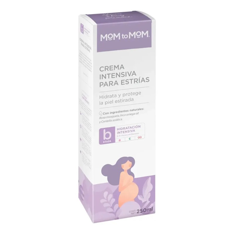 Crema Intensiva Para Estrías Mom To Mom 250 Ml