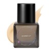 Black Magnet Liquid Foundation, 24H Longlasting Matte Finish Face Base Makeup, Waterproof, Smudgeproof, Buildable, Full Coverage Natural Finish, 30ml/1.05 Fl Oz, P02 For Light Skin