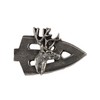 Antique Pewter Broadhead with Deer Head Pin A080