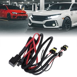 sourcingmap Xenon HID Kit Relay Wiring Harness Wire Pack for H7