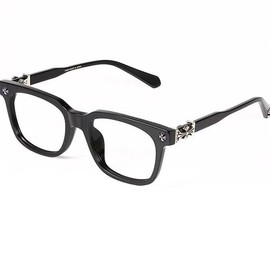 Classic Non-prescription Eyeglasses Thick Square Frame Clear Lens Glasses for Women Men (black)