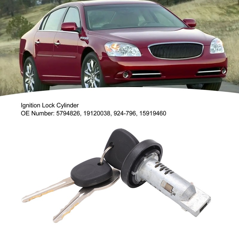 Ignition Lock Cylinder 15794826 Lock Cylinder Kit with Key Replacement