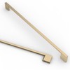 Asidrama 6 Pack 12.6 Inch(320mm) Brushed Brass Kitchen Cabinet Handles,