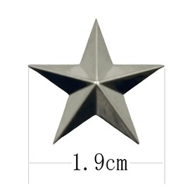 EDEN Stella Star Pin Badge 0.7 inches (1.9 cm), Set of 5