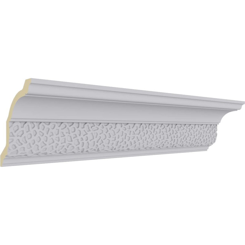 Sample - Endurathane Clementine Crown Moulding, 4 1/8"H x 3