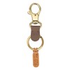 Il Bisonte Key Ring C0551 Key Chain, Leather, Genuine Leather,