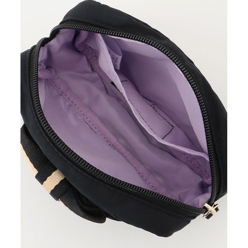 [TOCCA]【WEB限定】BICOLOR RIBBON POUCH ポーチ (ブラック)