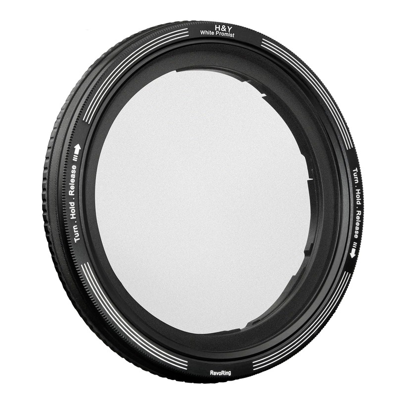 H&Y Soft Filter, 2.3-3.0 inches (58-77 mm), Revoring, White Promist