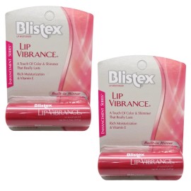Blistex Lip Vibrance, Lip Protectant 3.69 grams - 2 Pack