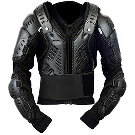 KIDS/CUBS BLACK SCORPION SPINE GUARD CE BODY ARMOUR MOTORBIKE PROTECTION JACKET (10-11 Years)