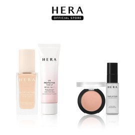 Hera Planning Duo Set Glow Lasting Foundation+ UV Protector Tone Up SPF50+ PA4+ / 헤라기획듀오세트 글로우 래스팅 파운데이션 + UV 프로텍터 톤업 SPF50+PA4+