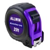 Tape Measure 25 Ft - Metal Retractable Tape Measure with