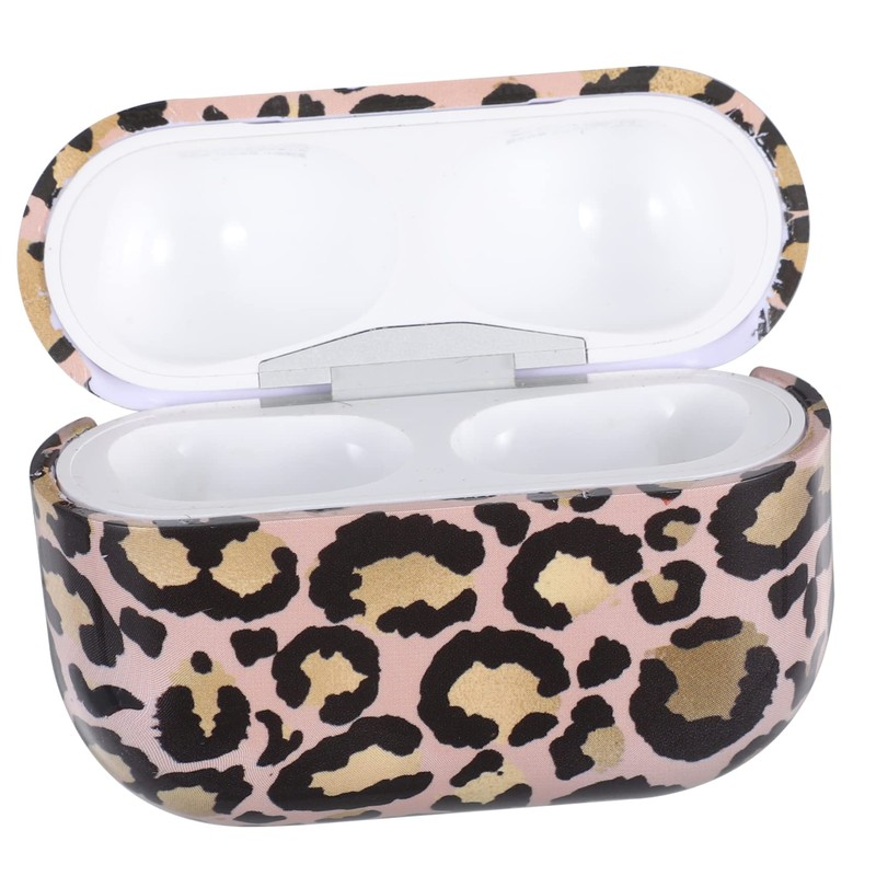 WOONEKY Leopard Print Case Cover Earphone Case Pro2 Protector Soft