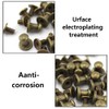 OHAOLYLE 100 Sets Bronze Round Head Button Stud Phillips Screws