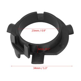 Adaptadores de bombillas LED H7, faros Keenso Adaptadores de soporte de base de bombilla Enchufes de retención H7