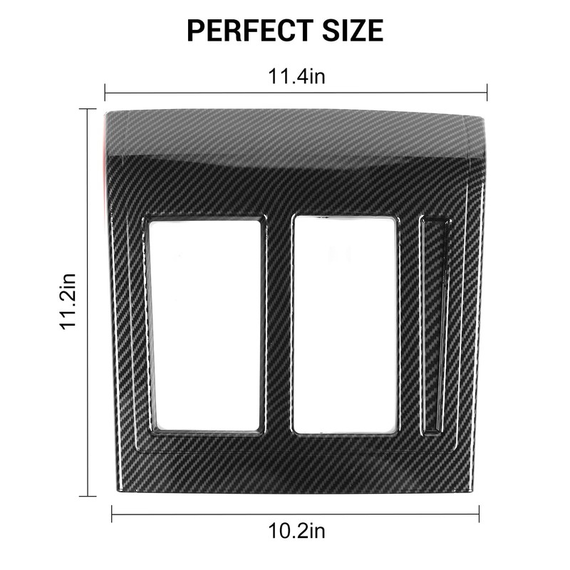 Jimen Compatible with 2007-2012 Dodge Nitro Gear Shift Panel Cover