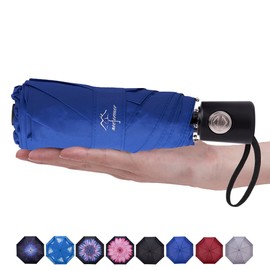 NOOFORMER Travel Mini Automatic Umbrella Auto Open/Close Small Compact Lightweight Portable Folding Windproof Rain Umbrellas for Women Men Kids