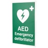 Seco AED Emergency Defibrillator Sign, 200mm x 300mm - 1mm