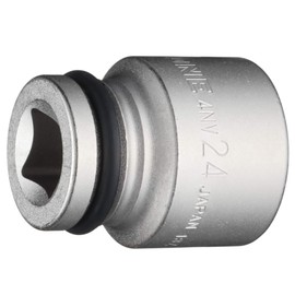 Tone HP4NV-24 Impact Socket 0.5 inch (12.7 mm) (1/2 mm), Double Side Width 0.9 inches (24 mm)