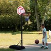 Soozier Outdoor Basketball Hoop System Stand Goal for Kids Youth,