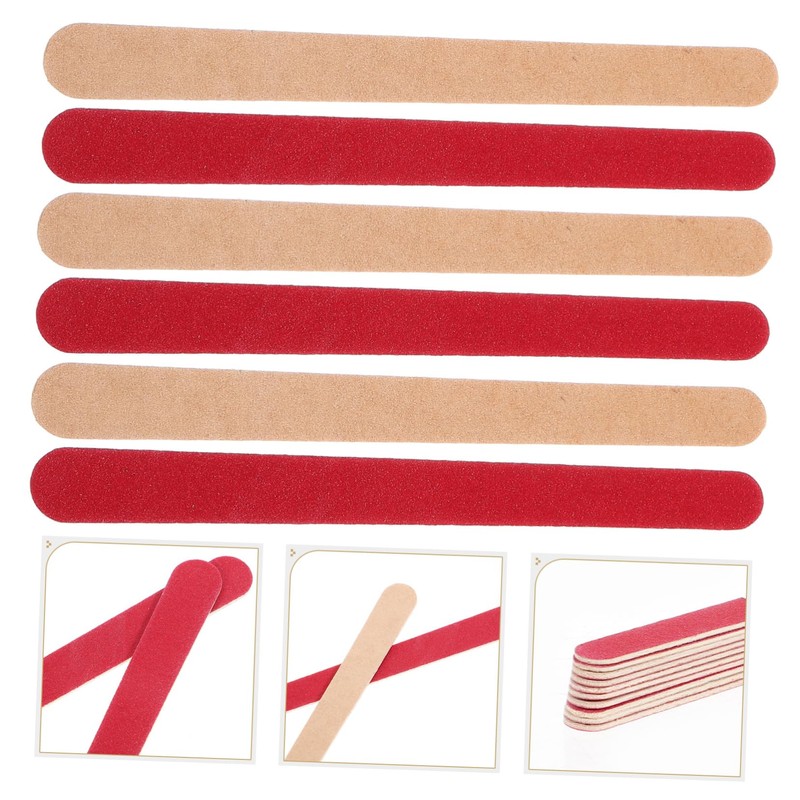 Hohopeti 40pcs Sanding Sticks Model Polishing Rods Wood Carving Tools